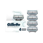 Gillette Skinguard Men's Razor Blades, 4 Blade Refills