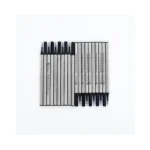 Zalantan Black Rollerball Pen Refills 20pcs Replaceable Ballpoint Pen Refills