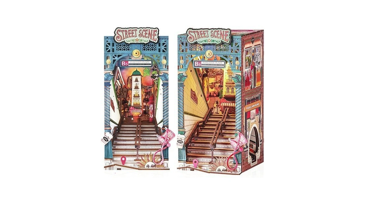Rolife Book Nook Kits Diy 3d Wooden Puzzle For Adults