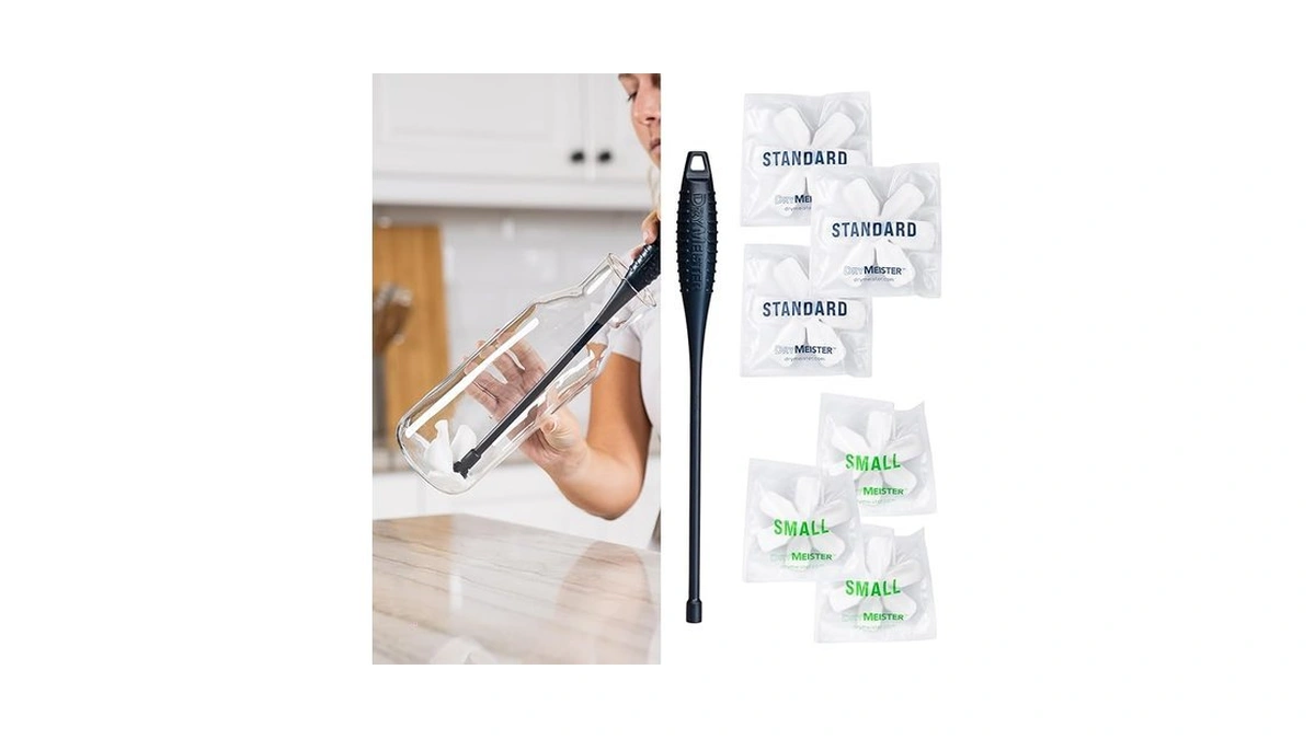 Drymeister Drying Wand - Narrow Container Dryer (>1.25" Opening) -
