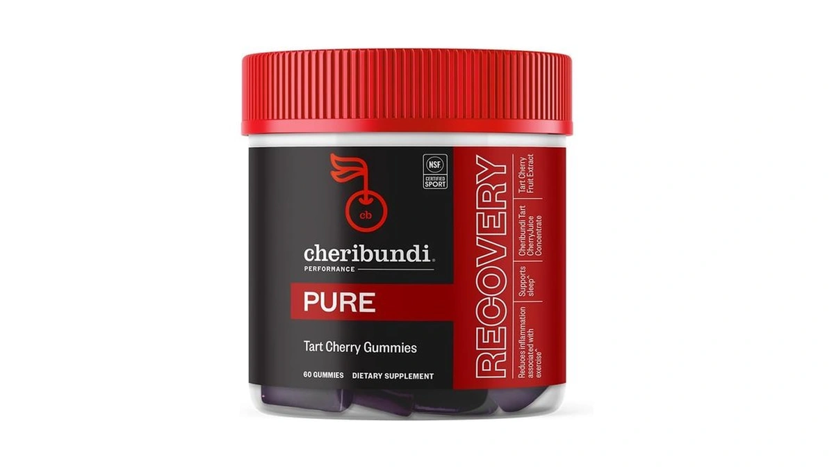 Cheribundi Tart Cherry Gummies Pure | Performance For Maximum Recovery