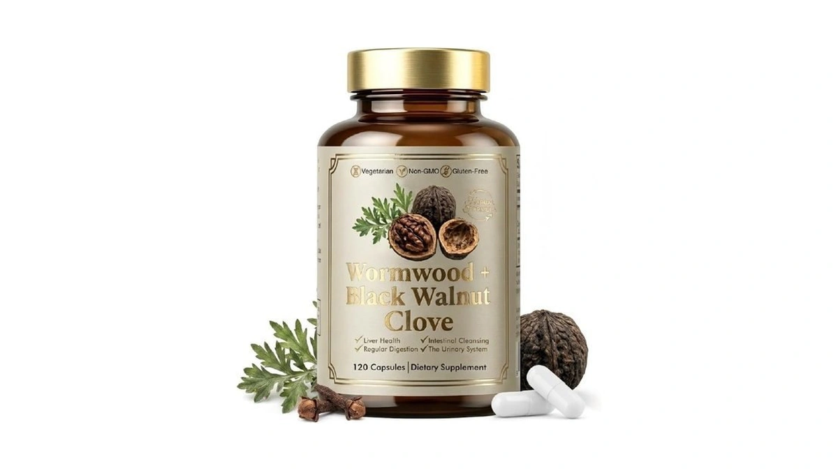 Qdxhayc Wormwood Black Walnut Clove Cleanse - Potent Intestinal Balance