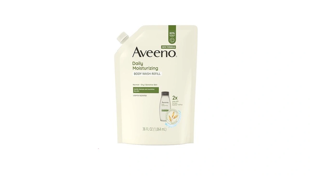 Aveeno Daily Moisturizing Body Wash For Sensitive Skin + Prebiotic