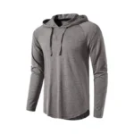 Muse Fath Mens Lightweight Long Sleeve Active Baseball Hoodie Tee