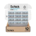 Schick Hydro Dry Skin Razor Refills For Men, 12 Count