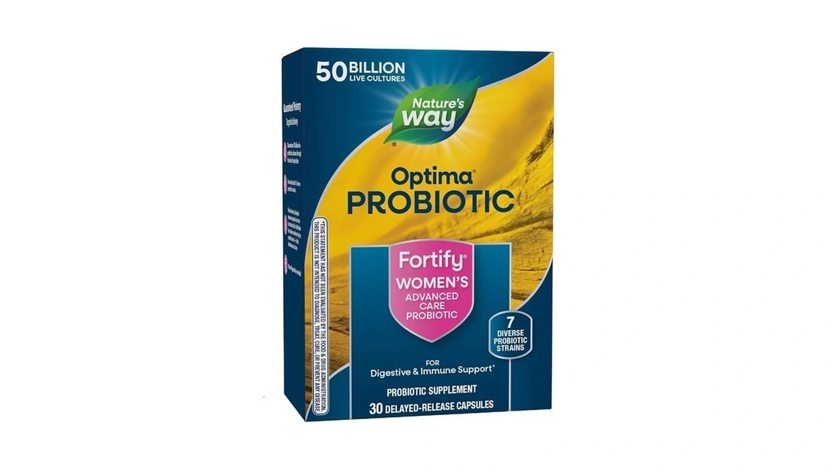 Nature's Way Fortify Optima Women's Probiotics, 50 Billion Live Cultures,