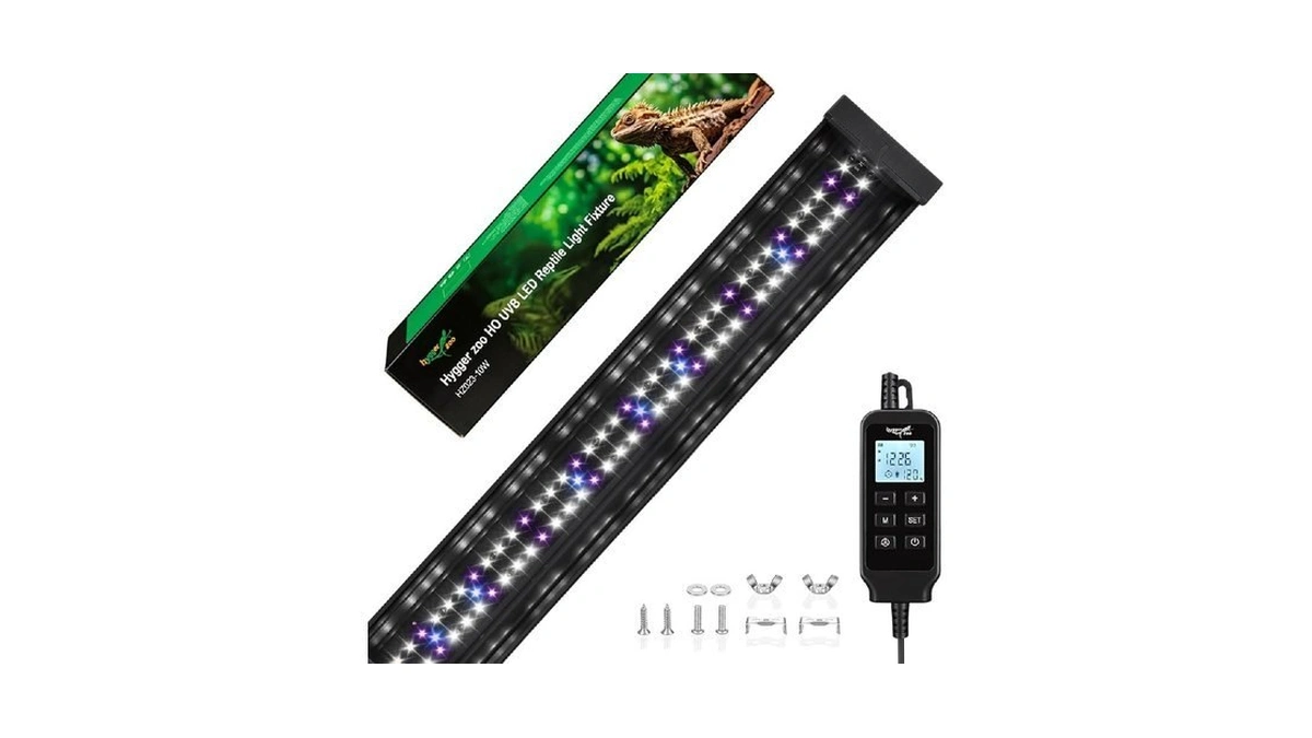 Hygger Zoo Uvb Light For Reptiles 10w 15.7in Led Uva