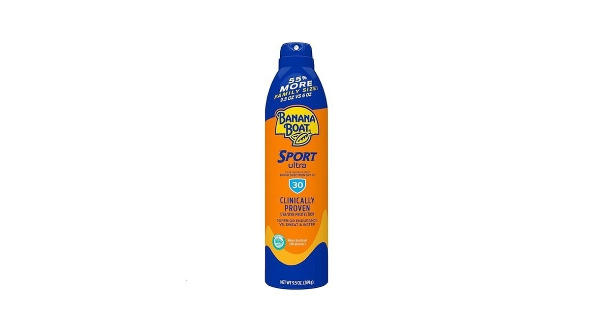 Banana Boat Sport Ultra Spf 30 Sunscreen Spray, Oxybenzone Free,