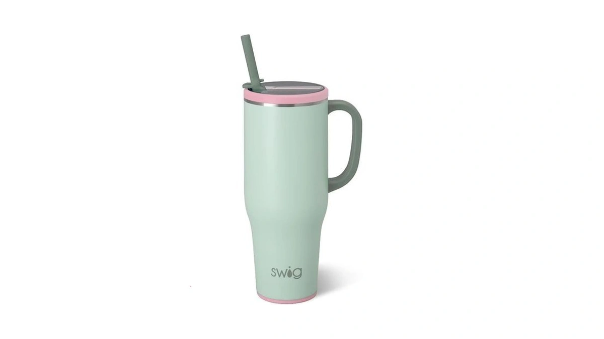 Swig Life 40oz Leakproof Mega Mug, 40oz Tumbler With Handle