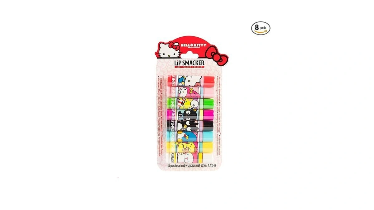 Lip Smacker Sanrio Hello Kitty And Friends 8-piece Flavored Lip
