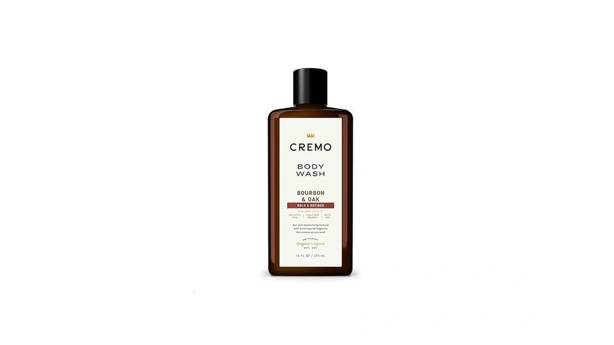 Cremo Body Wash For Men, Rich-lathering Bourbon & Oak,16 Fl