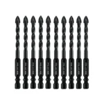 Joeric 5mm Concrete Drill Bit Set, 10pc 3/16 Inch Masonry