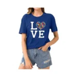 Autism Awareness Shirt Womens Autism T-shirt Teacher Puzzle Heart Graphic