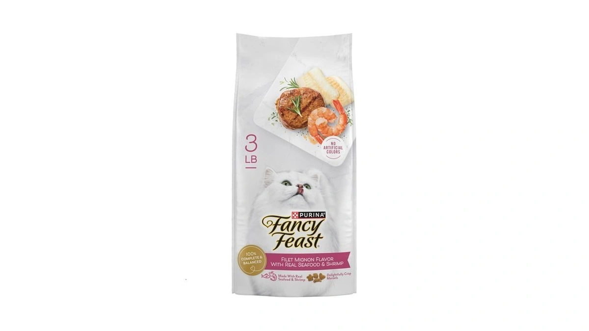 Purina Fancy Feast Dry Cat Food Filet Mignon Flavor With