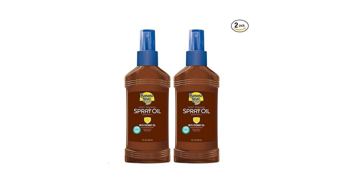 Banana Boat Deep Tanning Oil Spray Spf 4 | Dark