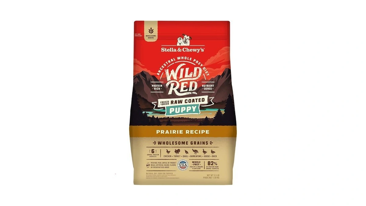 Stella & Chewy's Wild Red Dry Dog Food Raw Coated