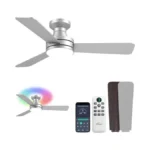 Homlit 42 Inch Rgb Ceiling Fan With Light, Smart App