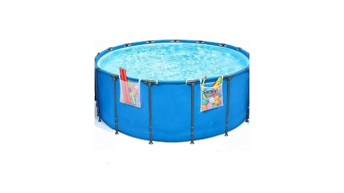 Patented Design! Poolside Mesh Storage Bags With Adjustable Straps, 1-second