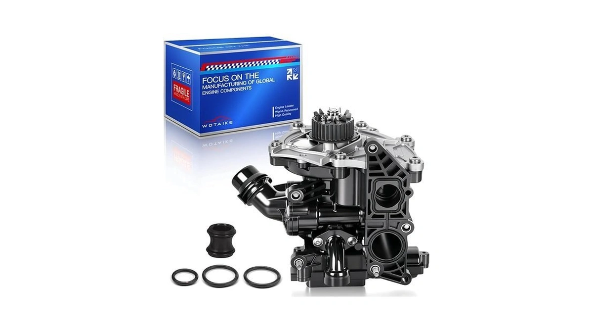 Wotaike 06l121111h Aluminum Water Pump Compatible With Vw Golf Passat