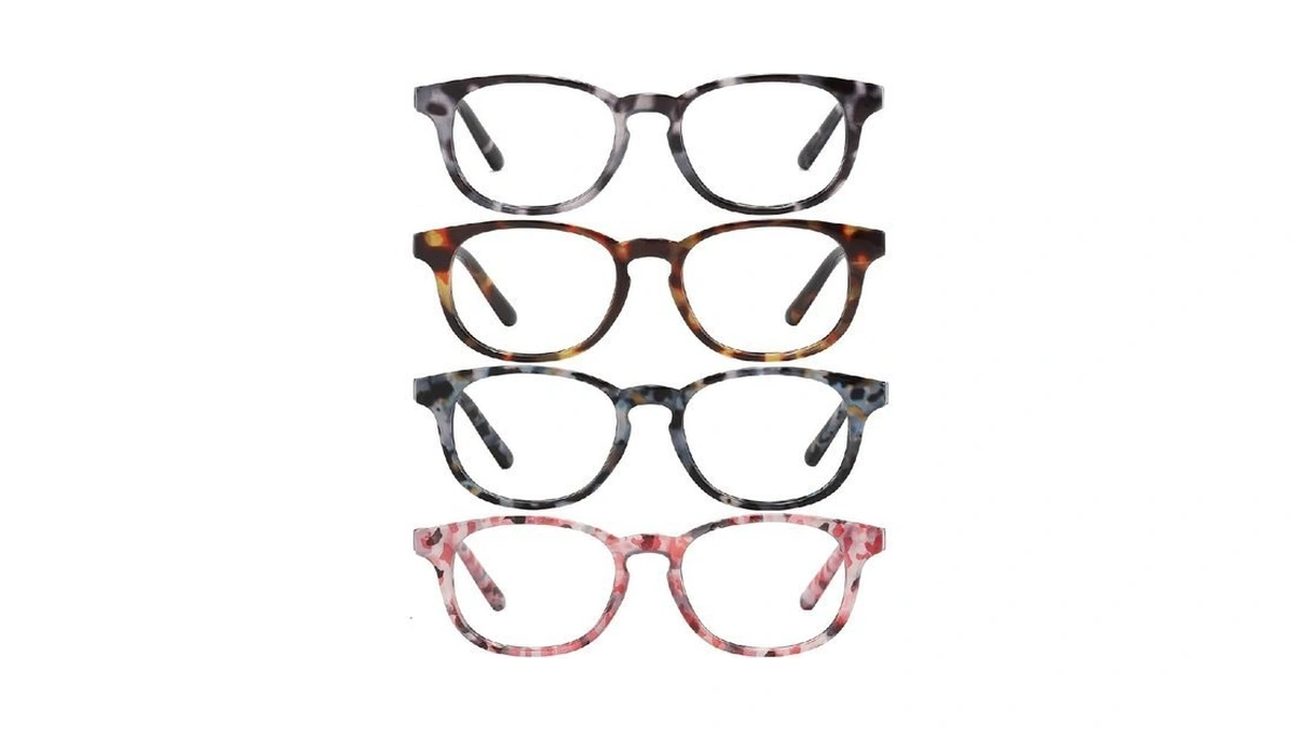 Przene Reading Glasses For Men Women Blue Light Blocking Oval