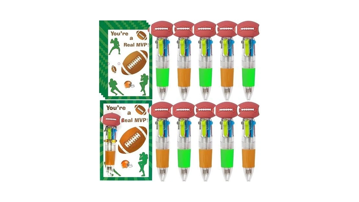 Mepmela Football Party Favor 36pack Multicolor Pen In One Fun