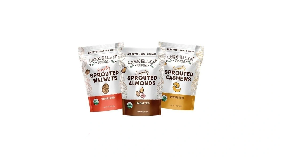 Lark Ellen Farm Sprouted Organic Nuts Variety Pack – Almonds,