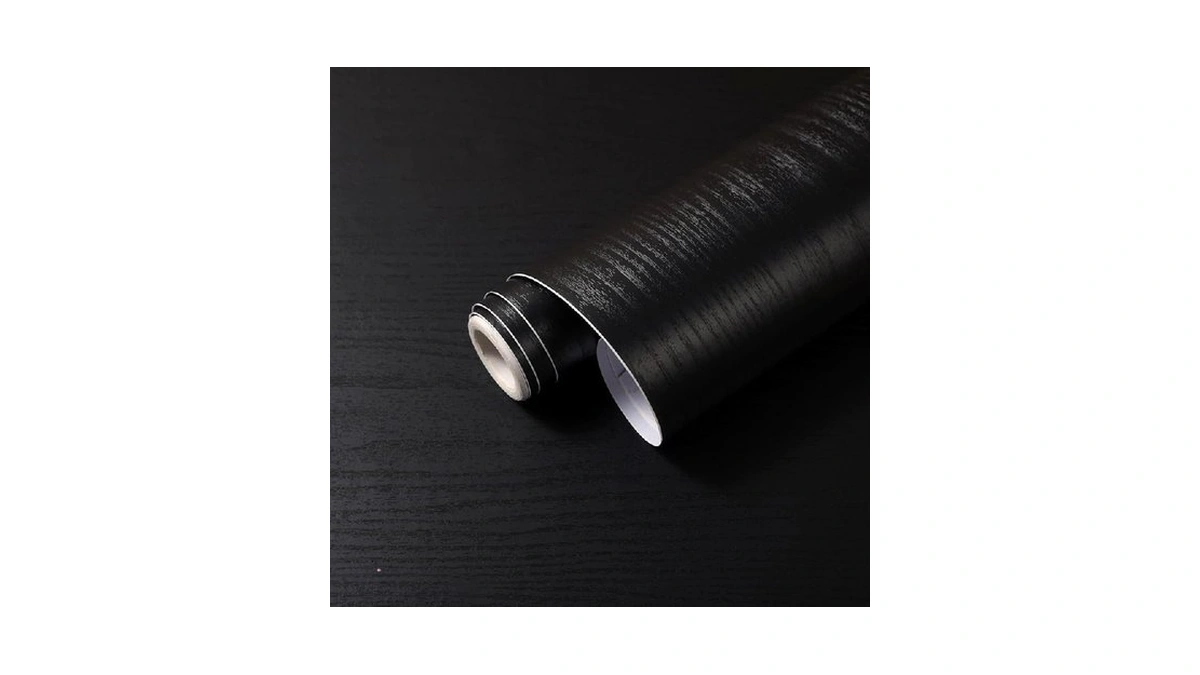 Proprodiudiu Black Wood Grain Contact Paper Peel And Stick,waterproof Wood