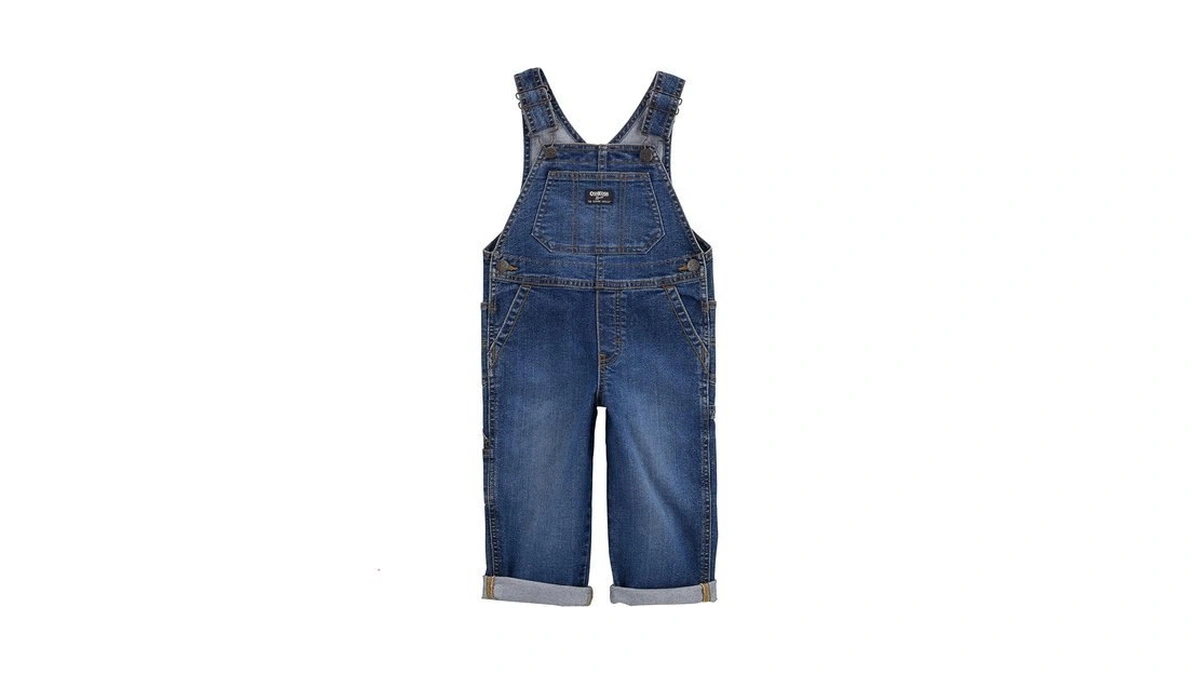 Oshkosh Boys World's Best Overalls, Vintage Denim, 4t