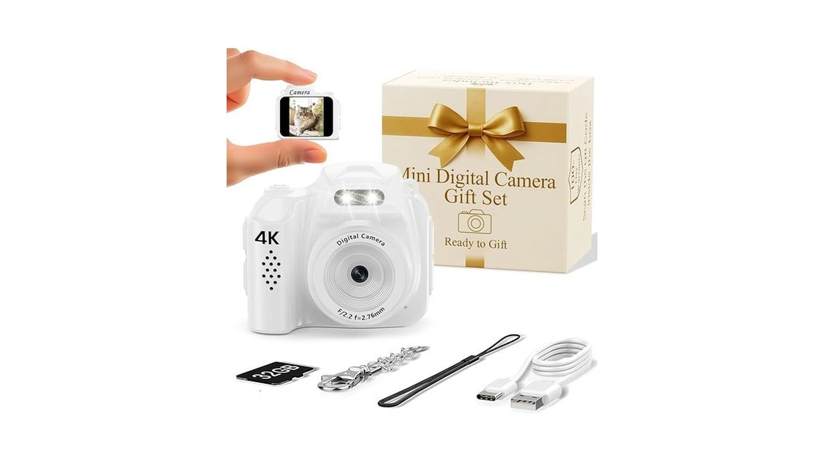 Flatic Mini Keychain Camera –4k Mini Camera With 32gb Card