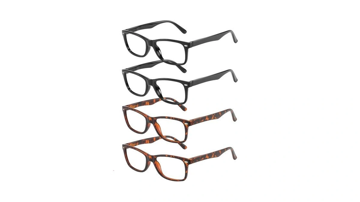 Przene Reading Glasses For Men Women Blue Light Blocking Rectangle