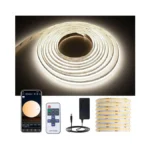 Gidealed Dc 24v Cob Led Strip Lights 26.2ft Kit,4000k Daylight