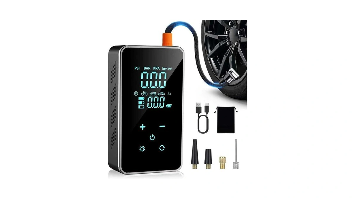 Tire Inflator Portable Air Compressor-150psi Air Pump For Car, Bike