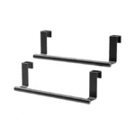 9" Over The Cabinet Towel Bar Holders, Handing Towel And