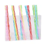 White Acrylic Straw Holder & Tumbler Organizer For Cabinet Door,