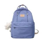 Aonuowe Preppy Backpack With Plushies Cute Backpack For Teen Girls
