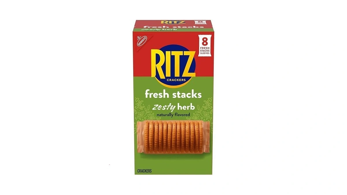 Ritz Fresh Stacks Zesty Herb Crackers, Travel Snacks, 11.8 Oz