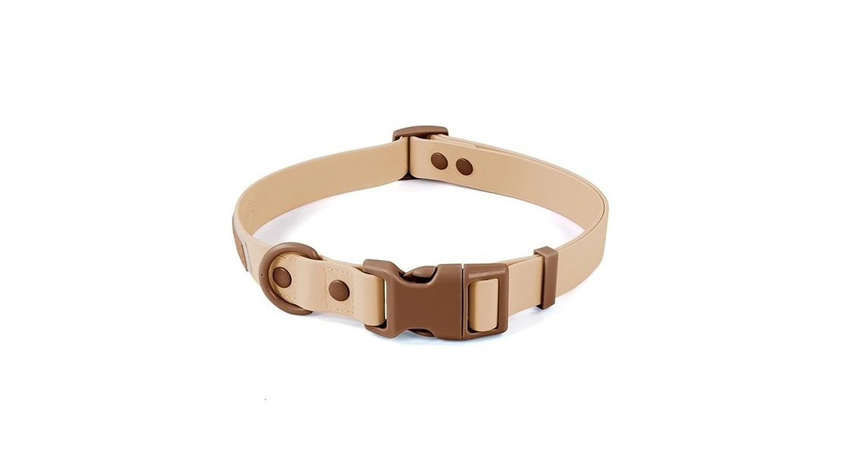Wolfone Waterproof Dog Collar With Quick Release Buckle， Cute Adjustable