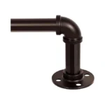 Heavy Duty Industrial Wrap Around Curtain Rod 32-48 Inch, 1-inch