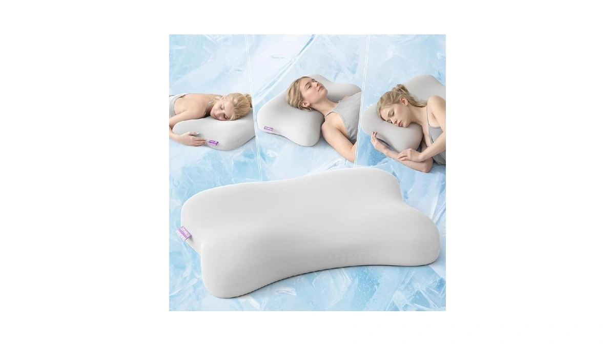 Zz-well Side Sleeper Pillows - Patented Cervical Neck Pillow For
