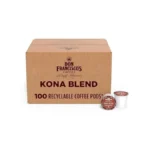 Don Francisco's Kona Blend Coffee Pods, 100 Count, Medium Roast,