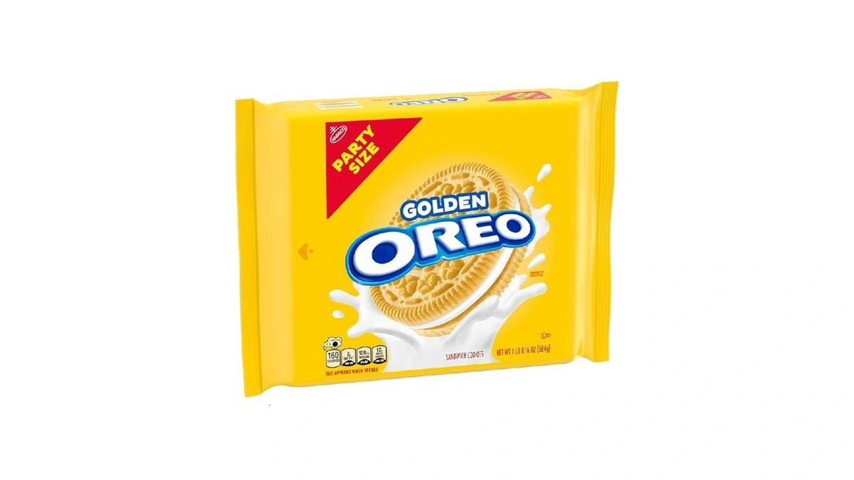 Oreo Golden Sandwich Cookies, Party Size, 1 Lb 8.16 Oz