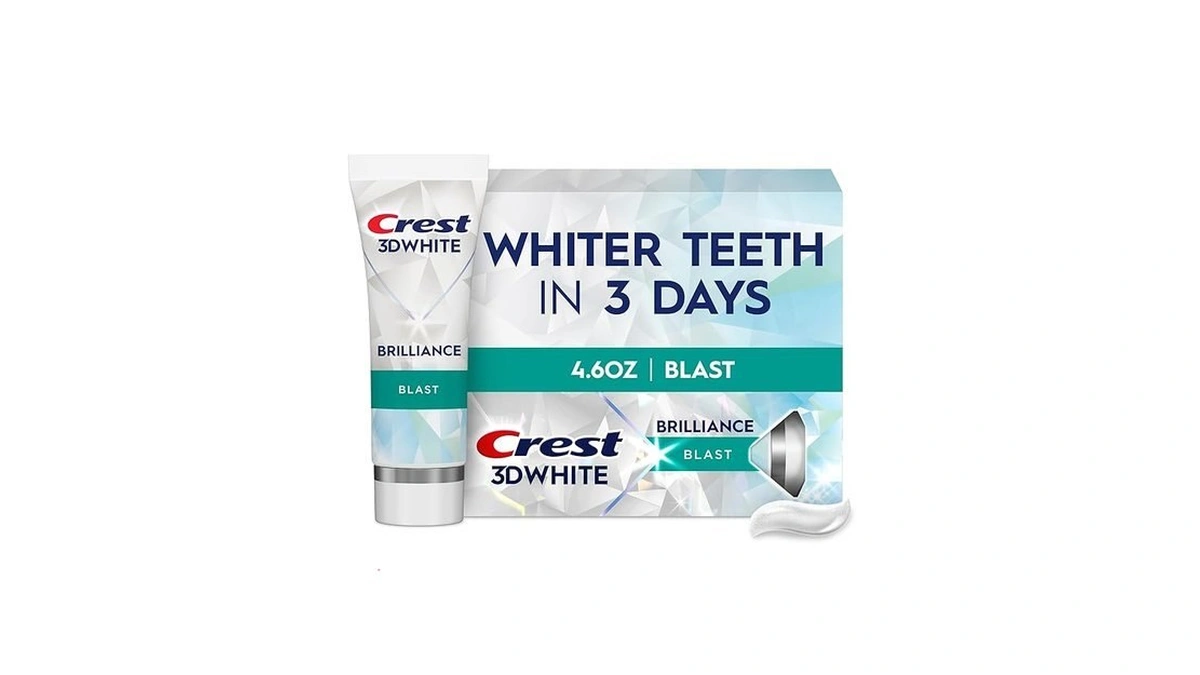 Crest 3d White Brilliance Blast Teeth Whitening Toothpaste, 4.6 Oz,