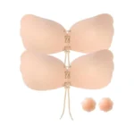Supriya Adhesive Bra Strapless Sticky Invisible Push Up Silicone Bra