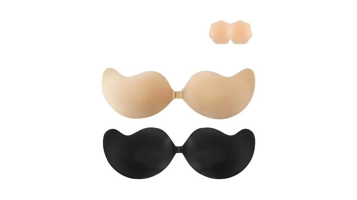 Supriya Adhesive Bra Strapless Ultra Sticky Invisible Push Up Silicone