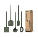 Ephaclad Silicone Kitchen Cooking Utensils Set – 5pcs Extra Long