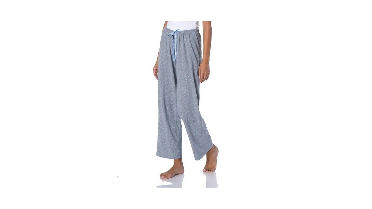 Hue Women’s Sleepwell Basic Printed Knit Performance Sleep Pajama Pant,