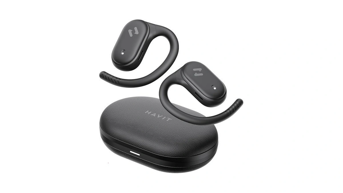 Havit Open Ear Headphones, Over Ear Earbuds Bluetooth 5.4 Headphones,