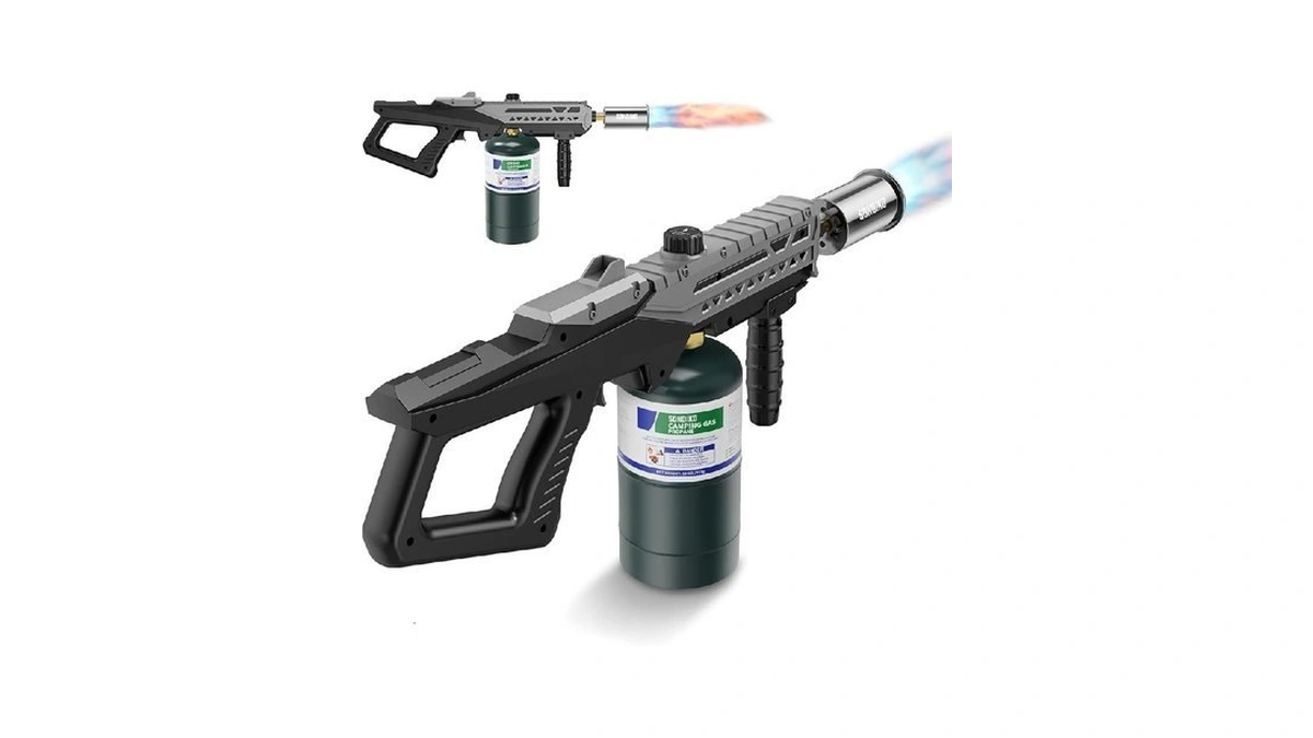 Sondiko Powerful Cooking Propane Torch Gun, Culinary Torch Campfire Starter,