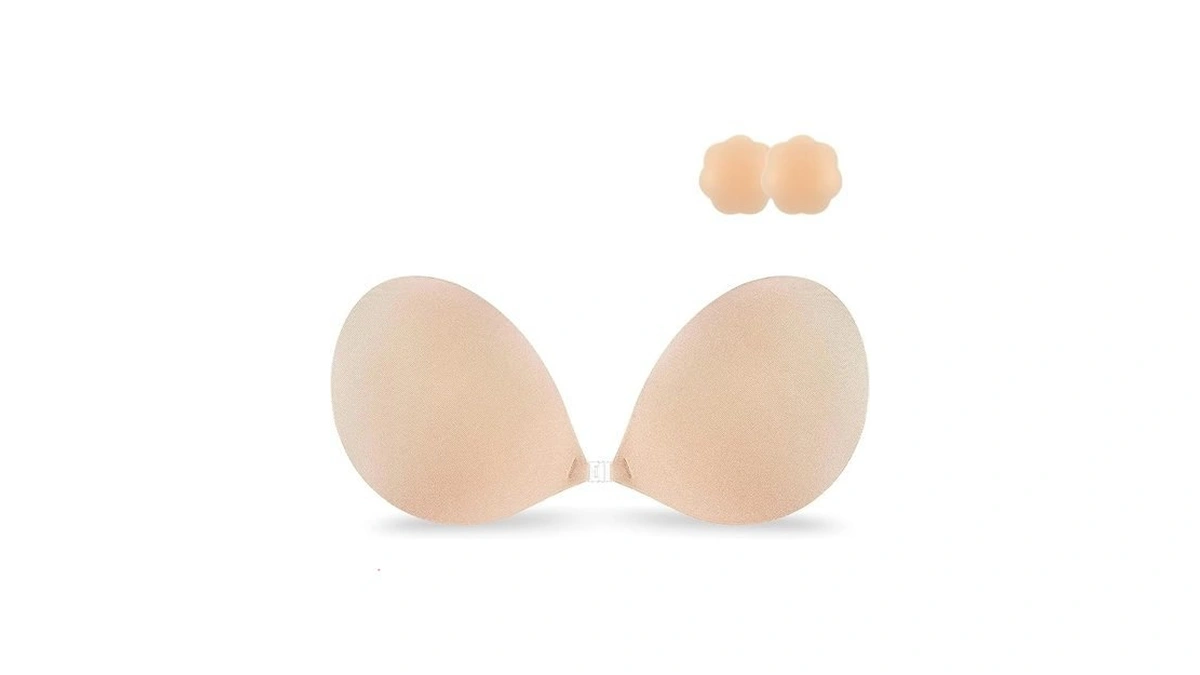 Supriya Adhesive Silicone Bra Strapless Invisible Ultra Sticky Nipple Covers