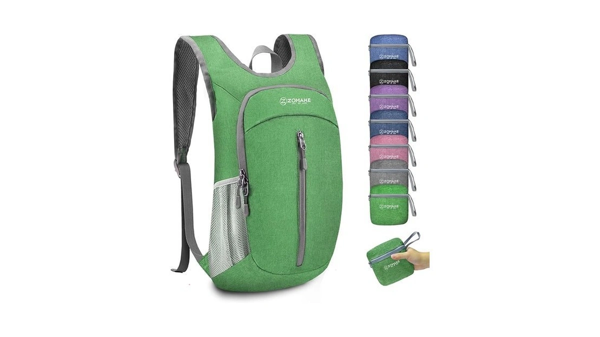 Zomake 10l Ultra Lightweight Packable Backpack, Small Daypack Light Foldable